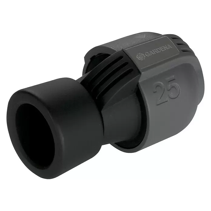 Gardena Spojnik - Promjer: 25 mm, Veličina priključka: Unutarnji navoj od 1″ - Dijagonalni pogled