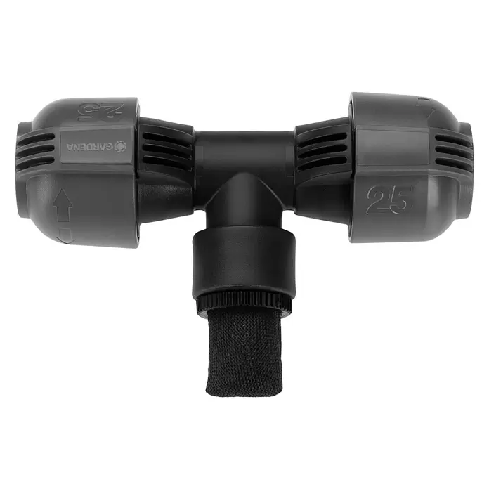 Gardena T-element 25 mm x 3/4 '' unutarnji navoj - 25 mm, ¾″ (unutarnji navoj) - Pogled sprijeda