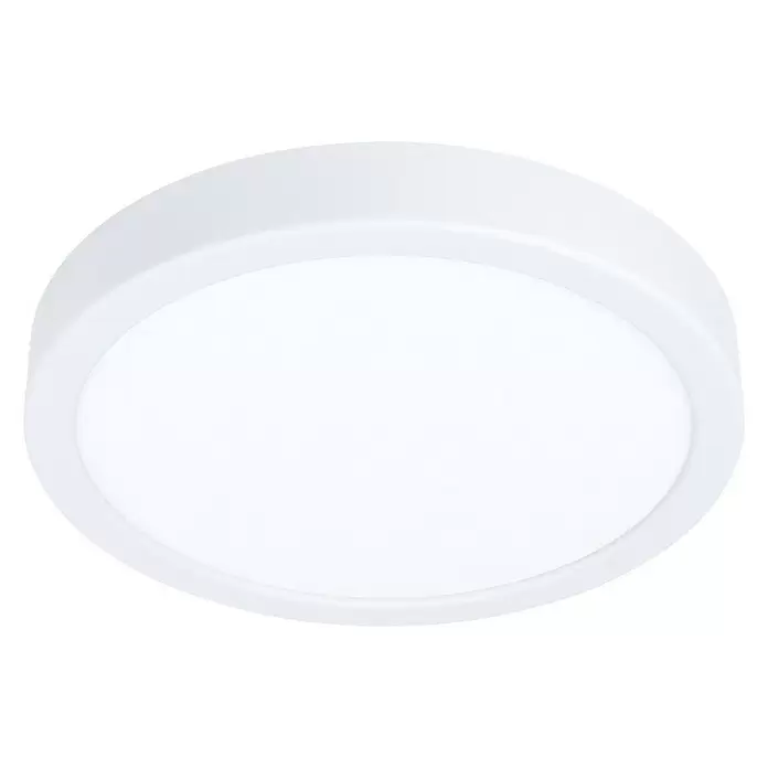 Eglo Fueva 5 LED-Deckenleuchte Fueva 5 - Weiß, Nickel matt - Diagonale Ansicht