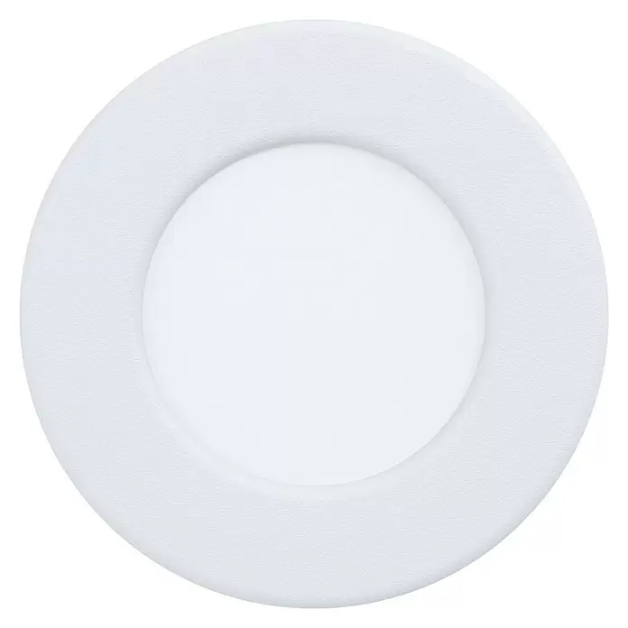 Eglo Fueva 5 LED-Einbauspot - 2,7 W, Warmweiß, Weiß, Ø x H: 8,6 x 2,6 cm - Ansicht von unten