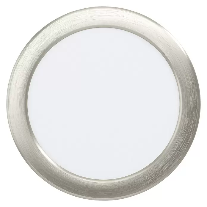 Eglo Fueva 5 LED-Einbauspot - 10,5 W, Warmweiß, Nickel matt, Ø x H: 16,6 x 2,6 cm - Ansicht von unten