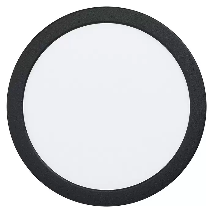 Eglo Fueva 5 LED-Einbauspot - 16,5 W, Warmweiß, Schwarz, Ø x H: 21,6 x 2,6 cm - Ansicht von unten