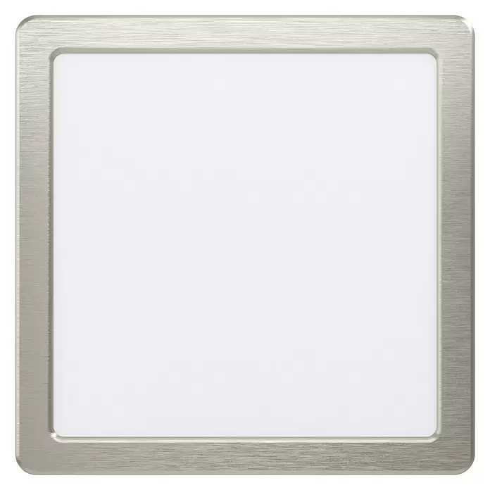 Eglo Fueva 5 LED-Einbauleuchte FUEVA 5 - 17 W, L x B x H: 21,6 x 21,6 x 2,6 cm, Nickel matt - Ansicht von unten