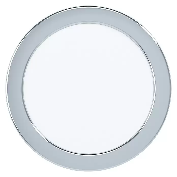 Eglo Fueva 5 LED-Einbauspot - 10,5 W, Warmweiß, Chrom, Ø x H: 16,6 x 2,6 cm, IP44 - Ansicht von unten