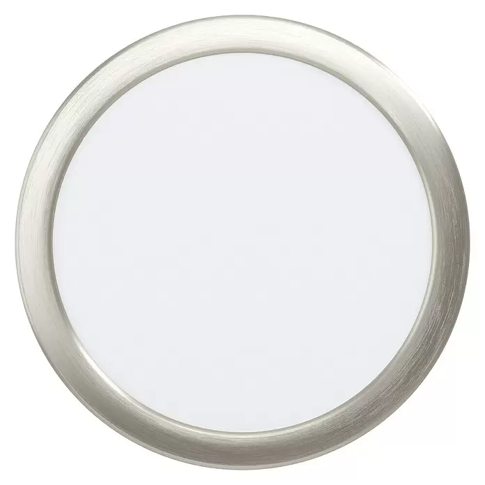 Eglo Fueva 5 LED-Einbauspot - 16,5 W, Warmweiß, Nickel matt, Ø x H: 21,6 x 2,6 cm - Ansicht von unten