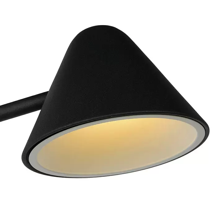Lucide Devon LED-Pendelleuchte - Höhe: 65 cm, Schwarz - Detailaufnahme