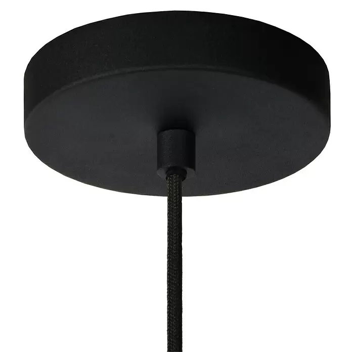 Lucide Devon LED-Pendelleuchte - Höhe: 65 cm, Schwarz - Detailaufnahme