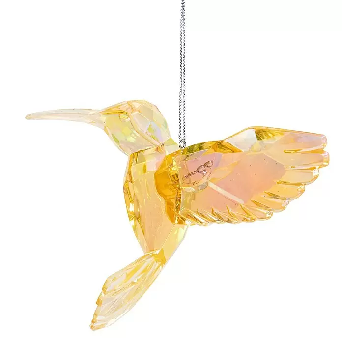 Kurt Adler Christbaumschmuck Kolibri - Gold, Kunststoff - Vorderansicht