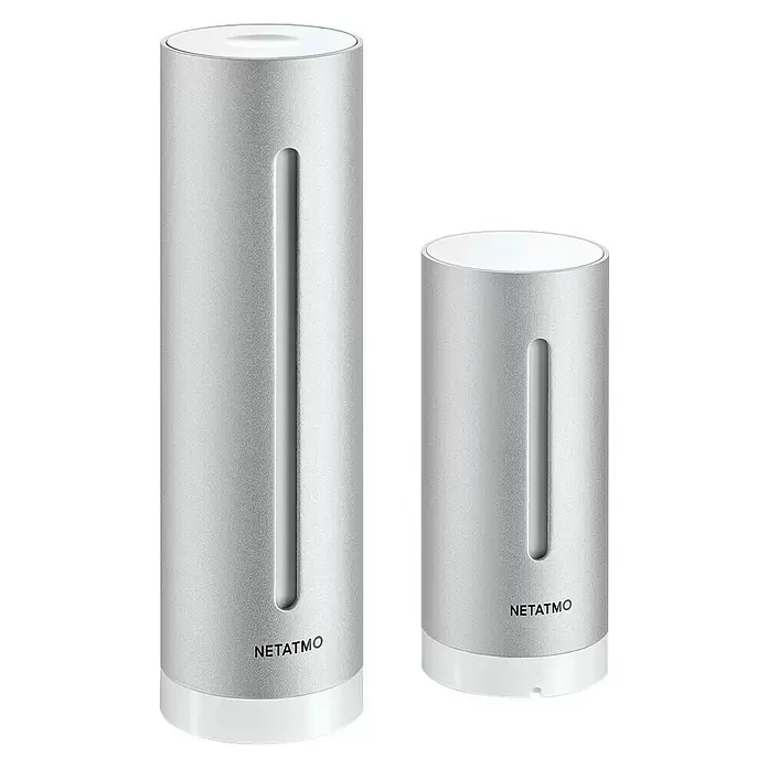 Netatmo Estación meteorológica inalámbrica - Plateado - Vista frontal