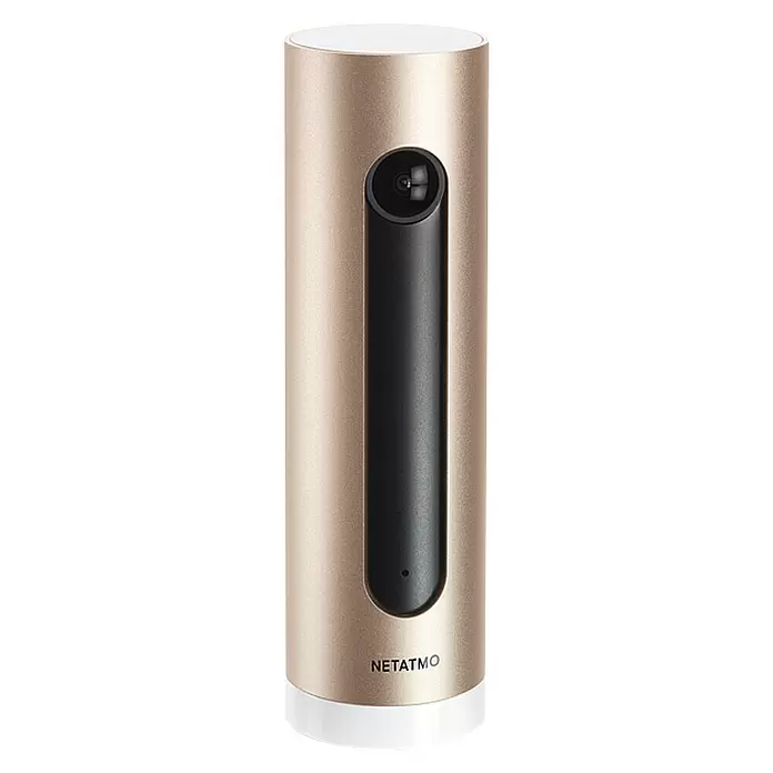 Netatmo Cámara para interior Welcome - 1.920 x 1.080 píxeles (Full HD), Ø x Al: 4,5 x 15,5 cm - Vista frontal