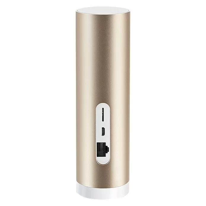 Netatmo Cámara para interior Welcome - 1.920 x 1.080 píxeles (Full HD), Ø x Al: 4,5 x 15,5 cm - Vista trasera