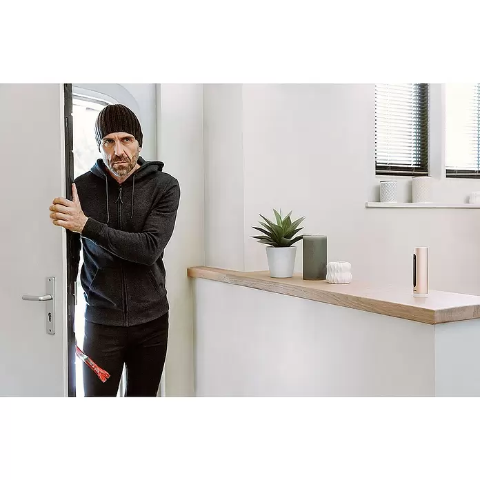 Netatmo Cámara para interior Welcome - 1.920 x 1.080 píxeles (Full HD), Ø x Al: 4,5 x 15,5 cm - Foto ambiente