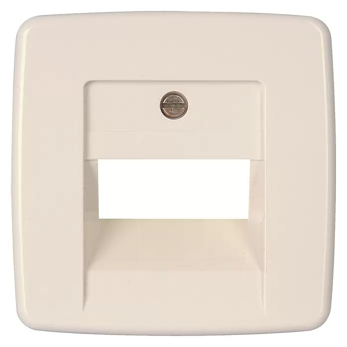Kopp Rivo UAE-afdekraam - Wit, Kunststof, Inbouw - Vooraanzicht