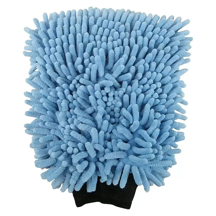 Protecton Washandschoen van microvezel Special - Blauw - Vooraanzicht