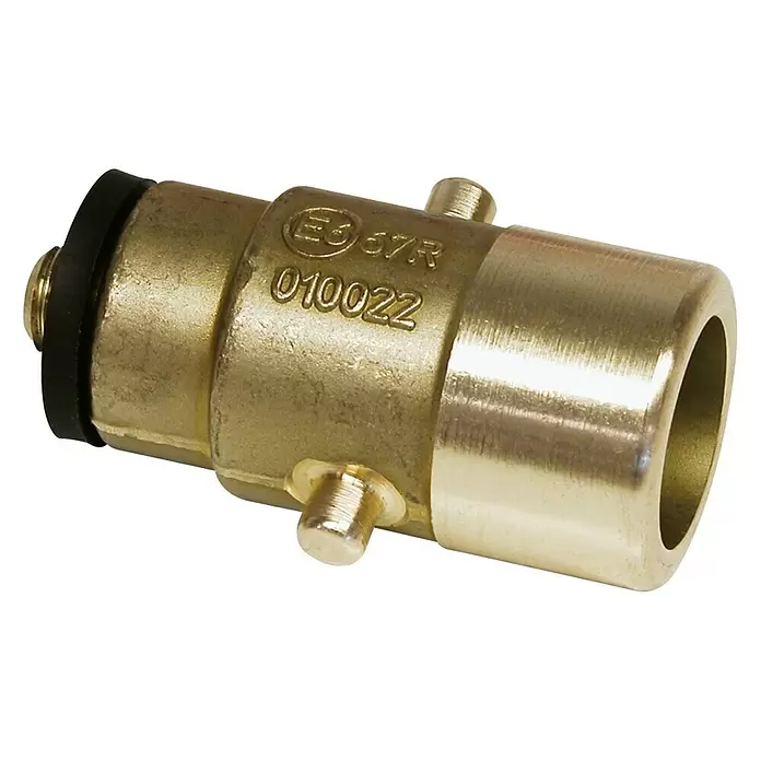 Carpoint Schroefdraad verbindingsnippel Nederland 10 mm - 1 st. - Diagonaal zicht