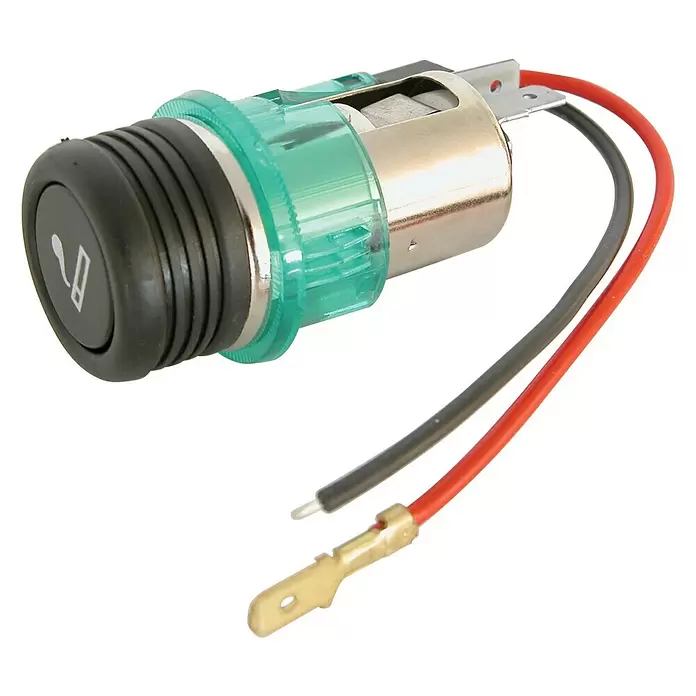 Carpoint Sigarettenaansteker Inbouwplug met verlichting - 12 V - Diagonaal zicht