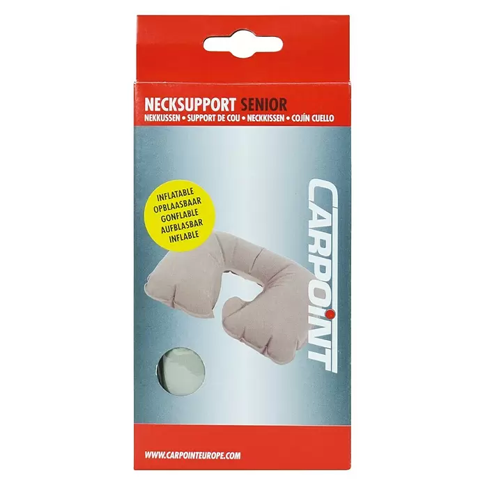 Carpoint Kussen Neksteun opblaasbaar - 25 x 15 cm - Vooraanzicht