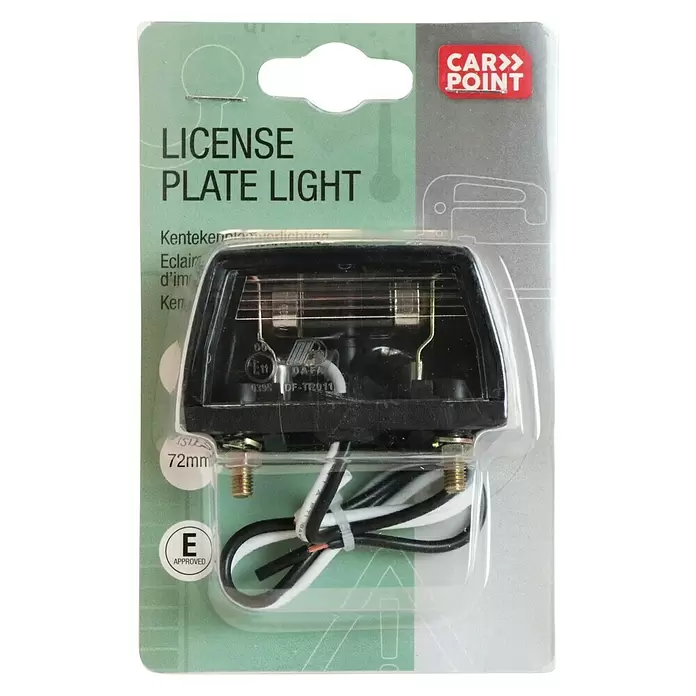 Carpoint Kentekenplaatverlichting E11 - 12 V - Vooraanzicht