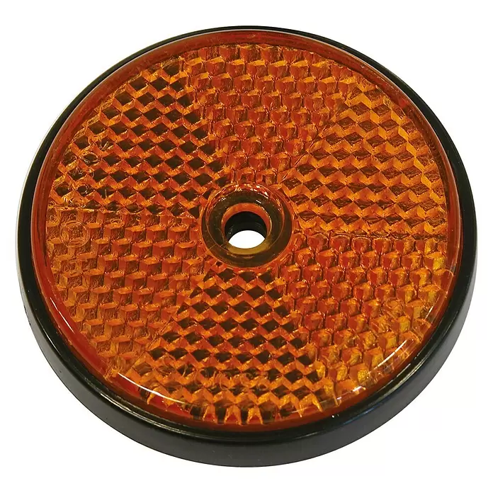 Carpoint Reflector 70 mm Rond - Kunststof, Geschikt voor: Aanhanger - Top-down weergave