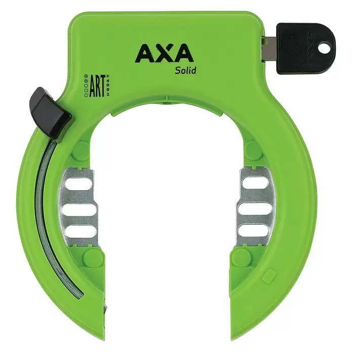 Axa Ringslot Solid - Groen - Vooraanzicht