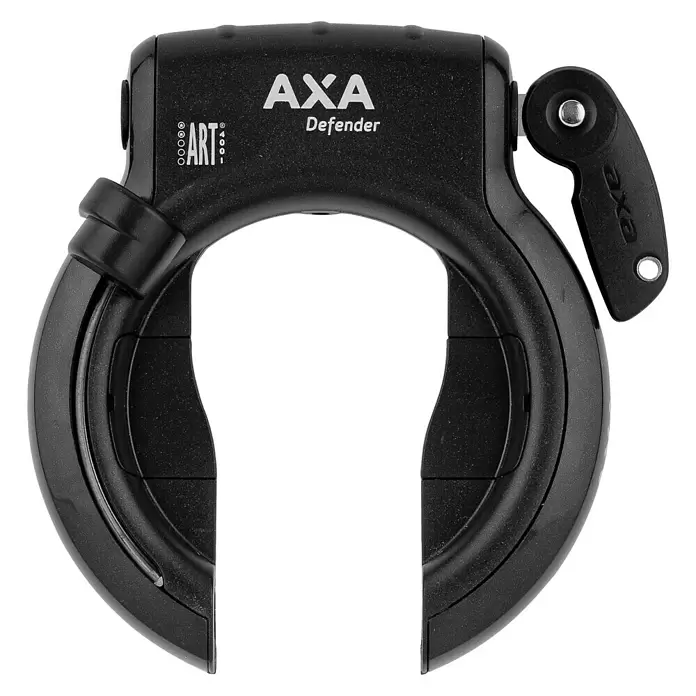Axa Ringslot Defender - Zwart - Vooraanzicht