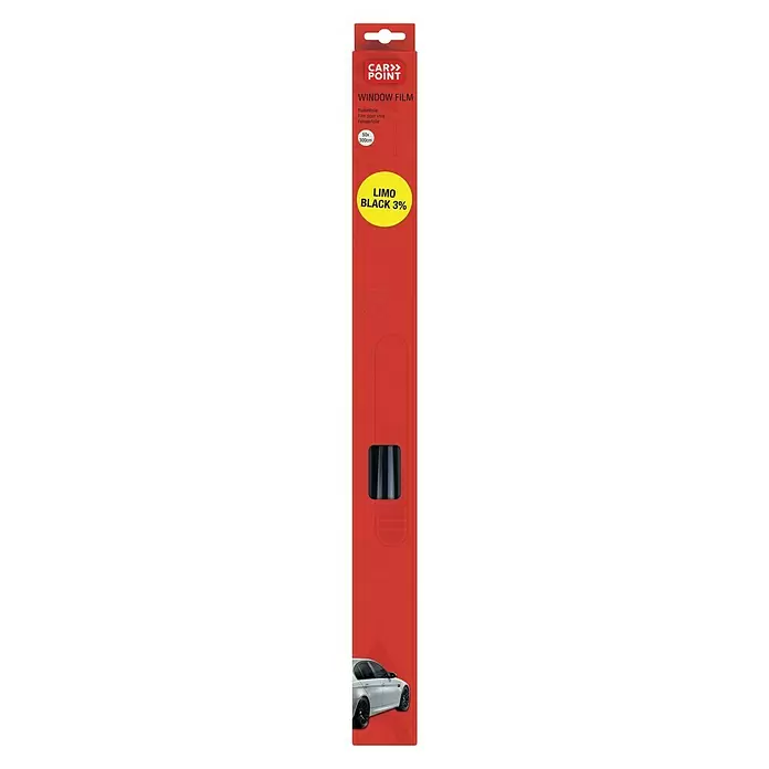 Carpoint Ruitenfolie Limoblack 3% - l x b: 300 x 50 mm - Vooraanzicht