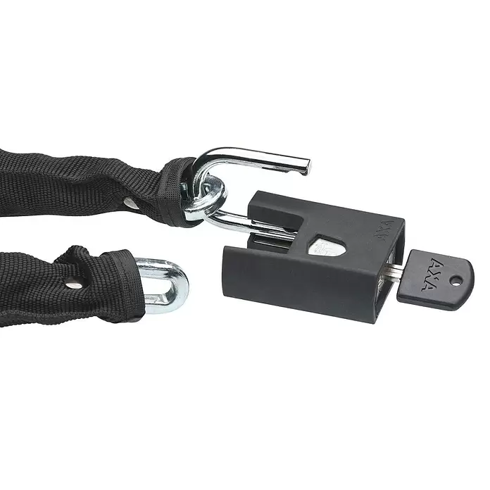Axa Kettingslot Clinch+ - Lengte: 85 cm, Diameter: 6 mm - Close-up