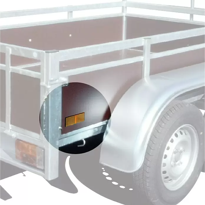 Carpoint Reflector Oranje - Kunststof, Geschikt voor: Aanhanger - Toepassingsvoorbeeld