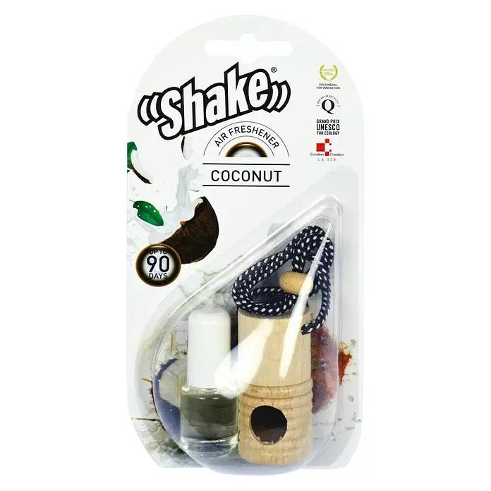 Shake Luchtverfrisser & Navulling Coconut - Kokos - Vooraanzicht