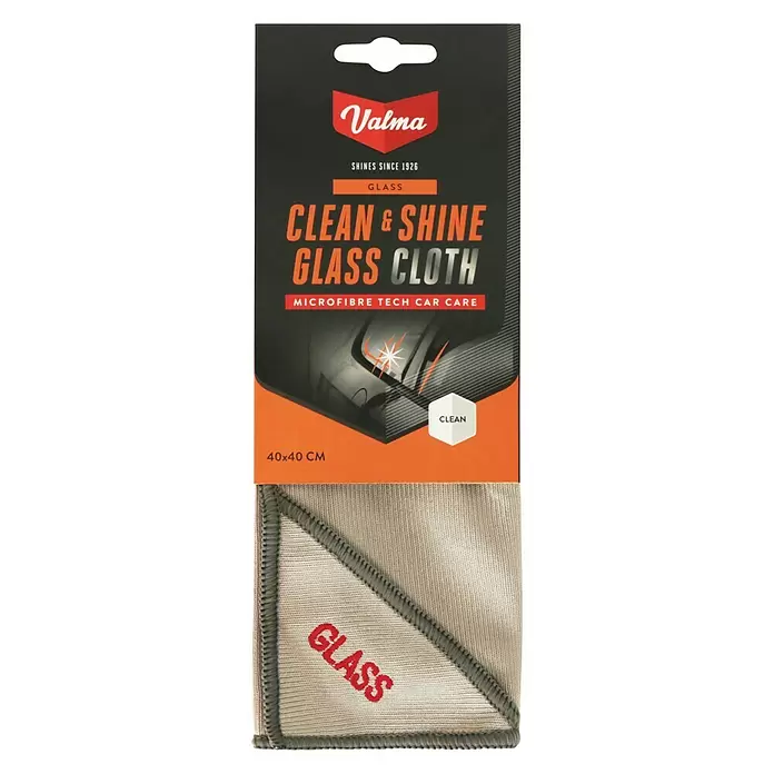 Valma Microvezeldoek Glas Clean & Shine - 40 x 40 cm - Vooraanzicht