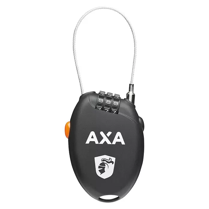 Axa Cijferkabelslot Roll - Lengte: 75 cm - Vooraanzicht