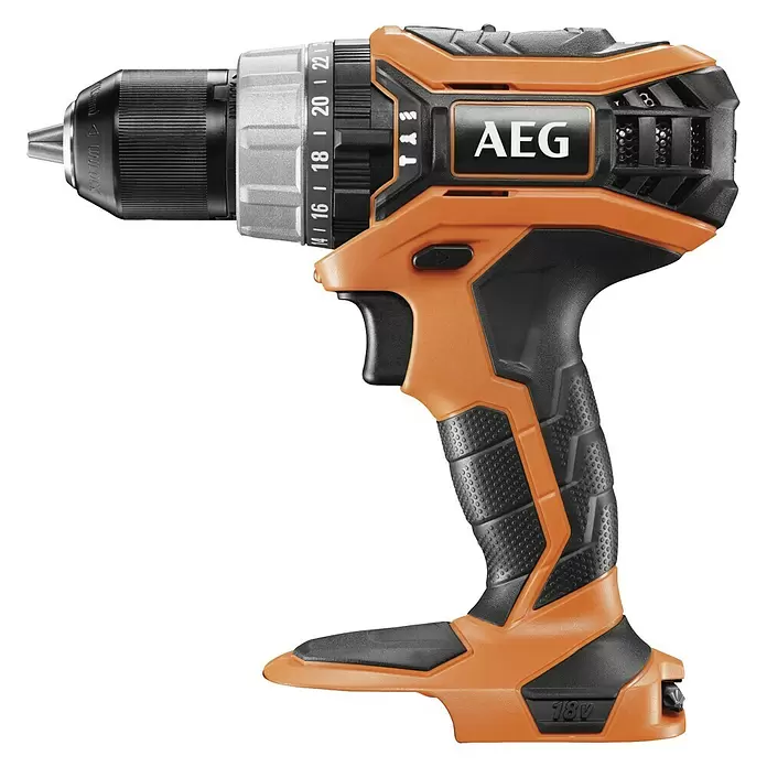 AEG Powertools Maschinen-Set 2-Tool Combo-Kit - 18 V, 2 Akkus, 5 -tlg. - Linke Seitenansicht