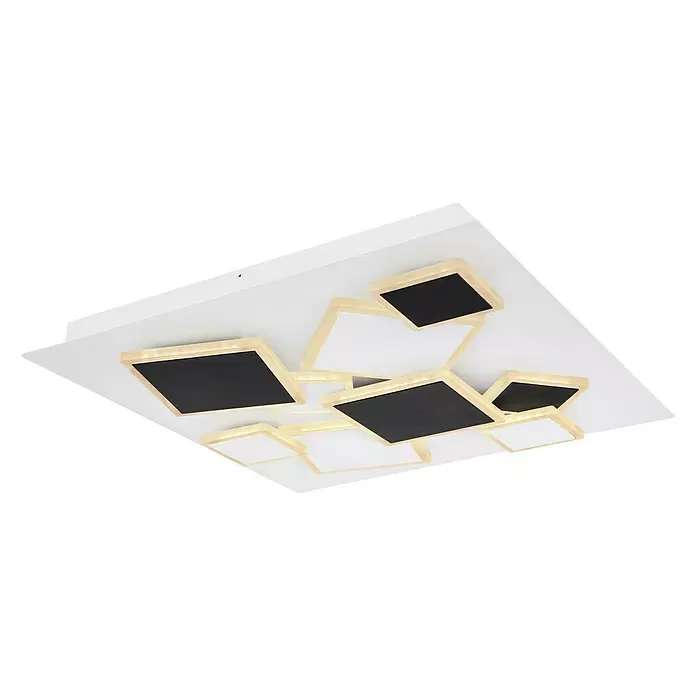 Lavida LED-Deckenleuchte - 50 W, L x B x H: 50 x 50 x 6,5 cm, Warmweiß - Ansicht von unten
