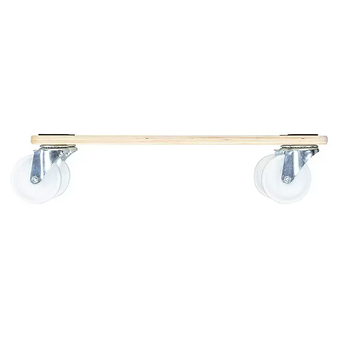 BAUHAUS Base con ruedas - 59 x 29 x 12 cm, Capacidad de carga: 300 kg - Vista frontal
