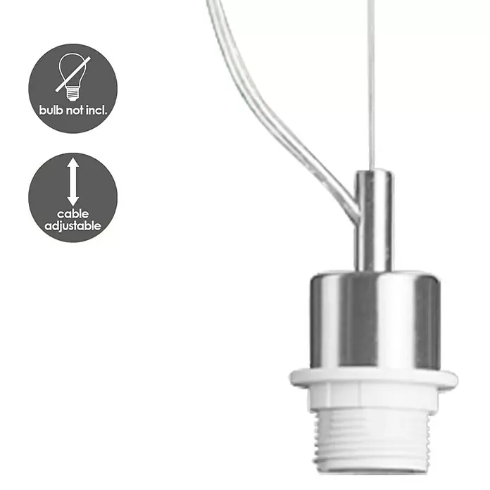 Home Sweet Home Pendelleuchte rund Basic Deluxe - Höhe: 100 cm - Skizze