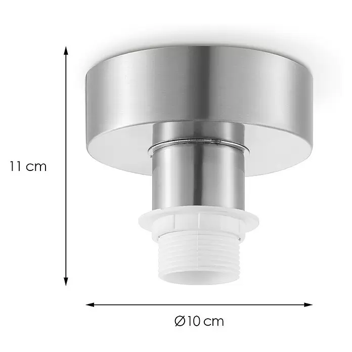 Home Sweet Home Deckenleuchte Dot - 60 W, Stahl matt, E27 - Skizze