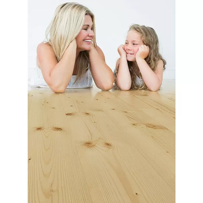 Feel Wood Massivholzdiele Fichte - 1.973 x 135 x 19 mm, Holzart: Fichte, Oberflächeneigenschaft: Unbehandelt - Stimmungsaufnahme