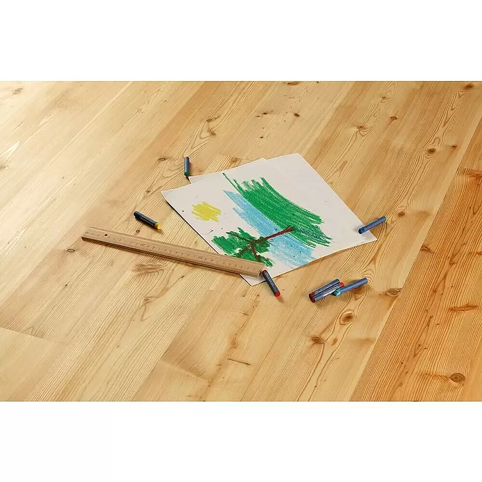 Feel Wood Massivholzdiele Lärche - 1.973 x 135 x 15 mm, Holzart: Lärche, Oberflächeneigenschaft: Geölt - Detailaufnahme