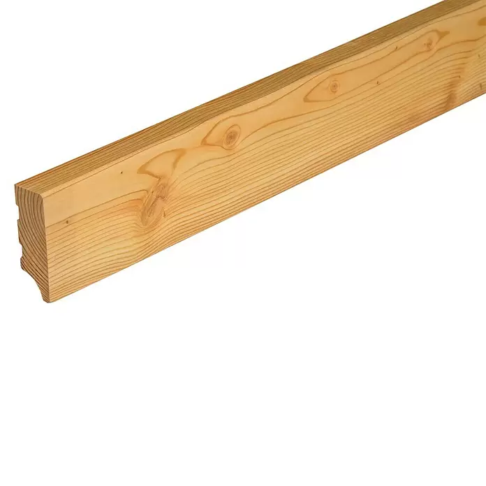 Feel Wood Sockelleiste Lärche - 2.000 x 60 x 20 mm, Holzart: Lärche, Oberflächenbehandlung: Geölt - Detailaufnahme