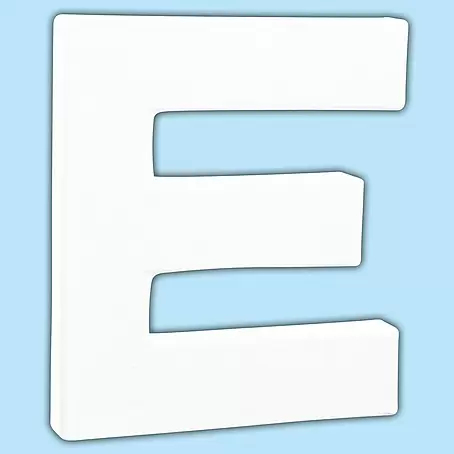Décopatch  Letra de cartón pequeña