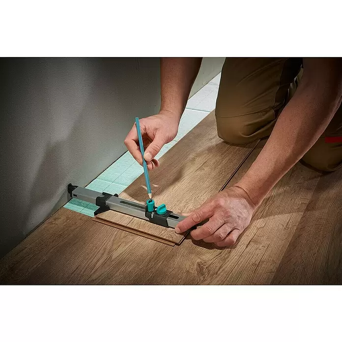 Wolfcraft Verlege-Set - Geeignet für: Laminat - Anwendungsbeispiel