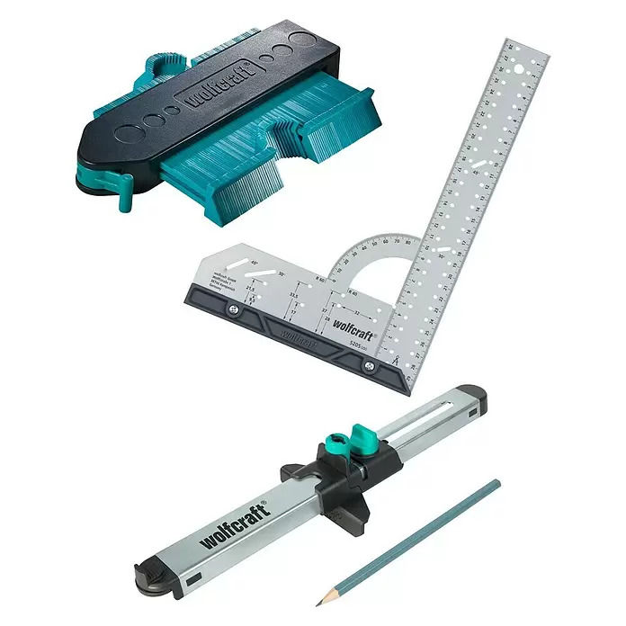 Wolfcraft Verlege-Set - Geeignet für: Laminat - Diagonale Ansicht