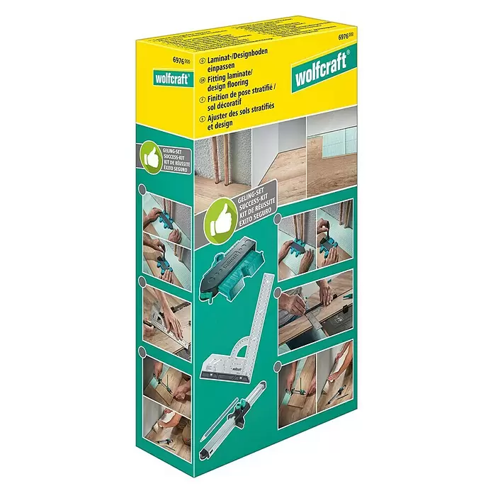 Wolfcraft Verlege-Set - Geeignet für: Laminat - Diagonale Ansicht