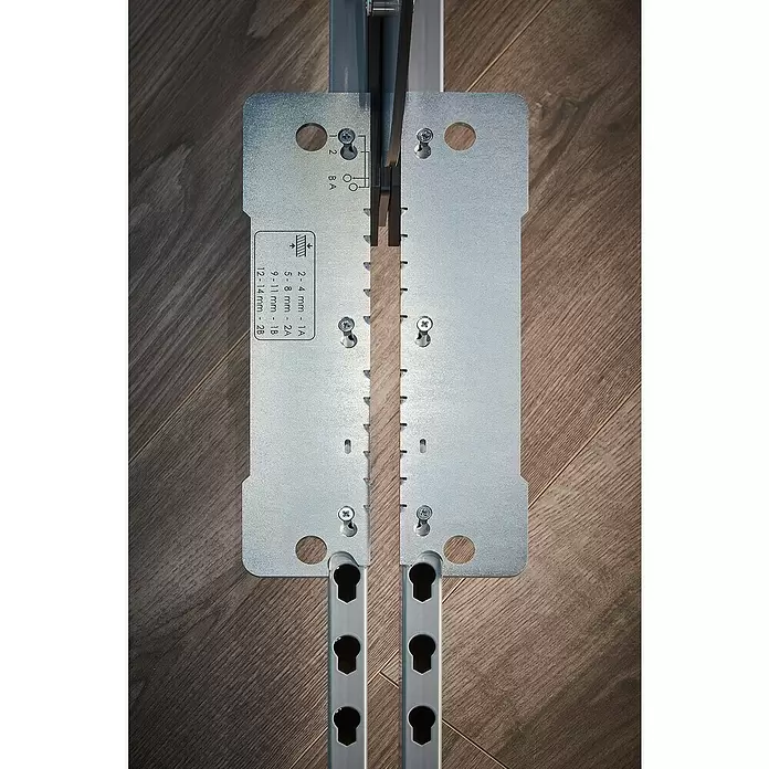 Wolfcraft Laminatschneider VLC 1000 - Geeignet für: Laminat, Schnittbreite: Max. 370 mm - Detailaufnahme