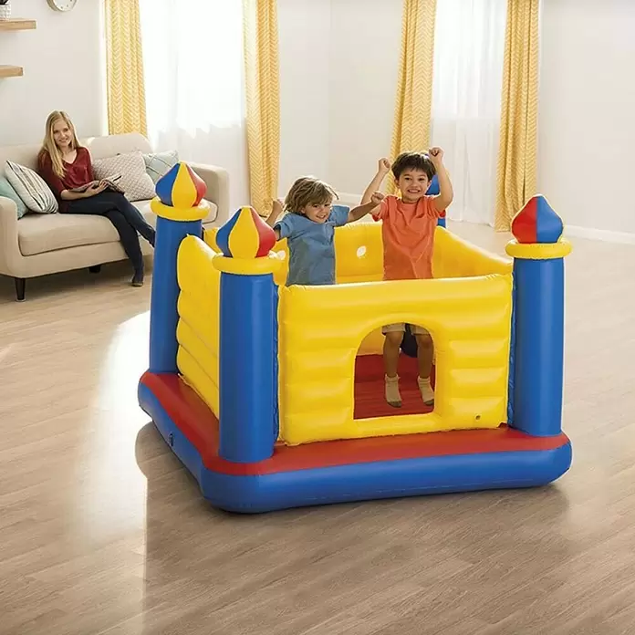 Intex Trampolin na napuhavanje - 175 x 175 x 135 cm - Proizvod u upotrebi