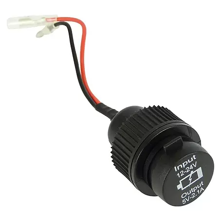 Carpoint  Stekkerdoos Inbouw USB 12/24 V