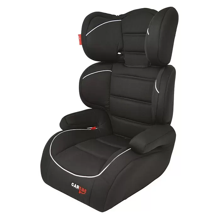 Carkids Autozitje Groep 2/3 - Zwart - Diagonaal zicht