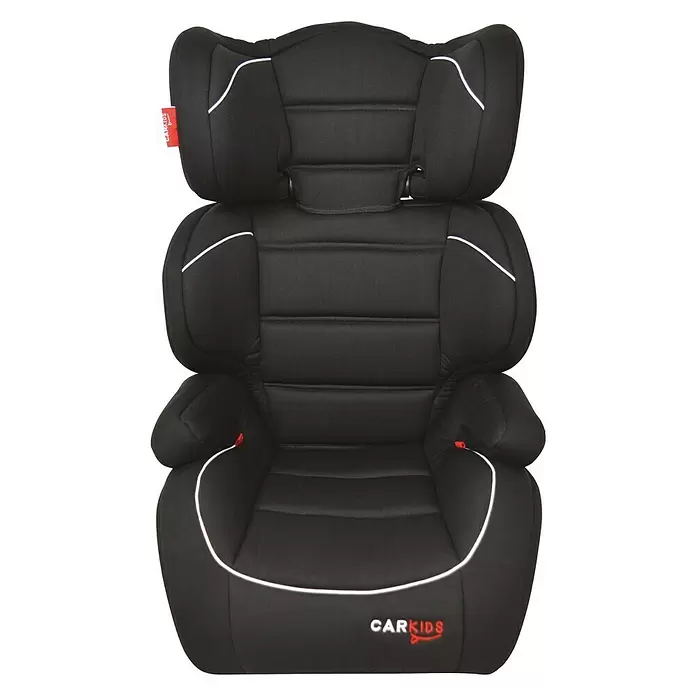 Carkids Autozitje Groep 2/3 - Zwart - Vooraanzicht