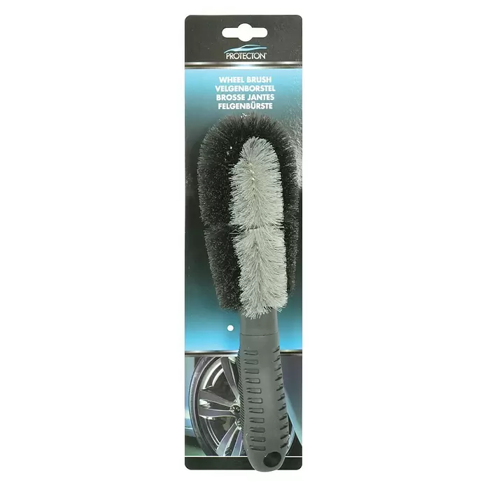 Protecton Velgenborstel Pro - Grijs - Top-down weergave