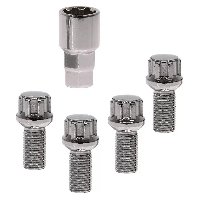 Carpoint Slotbout Wiel set Type G - 5 -delig - Vooraanzicht